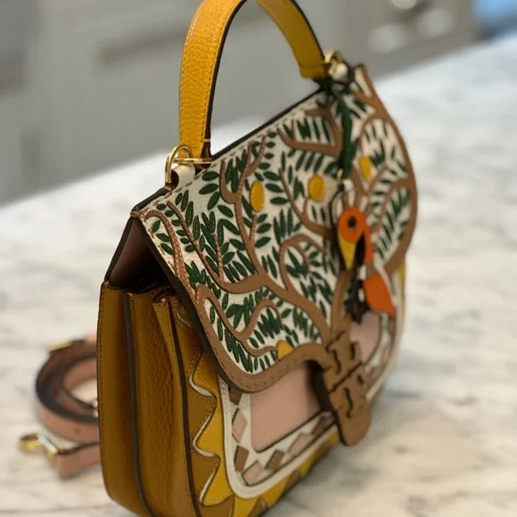 Tory McGraw Toucan Bag — leather, rare, and so cute!! - Picture 6 of 14